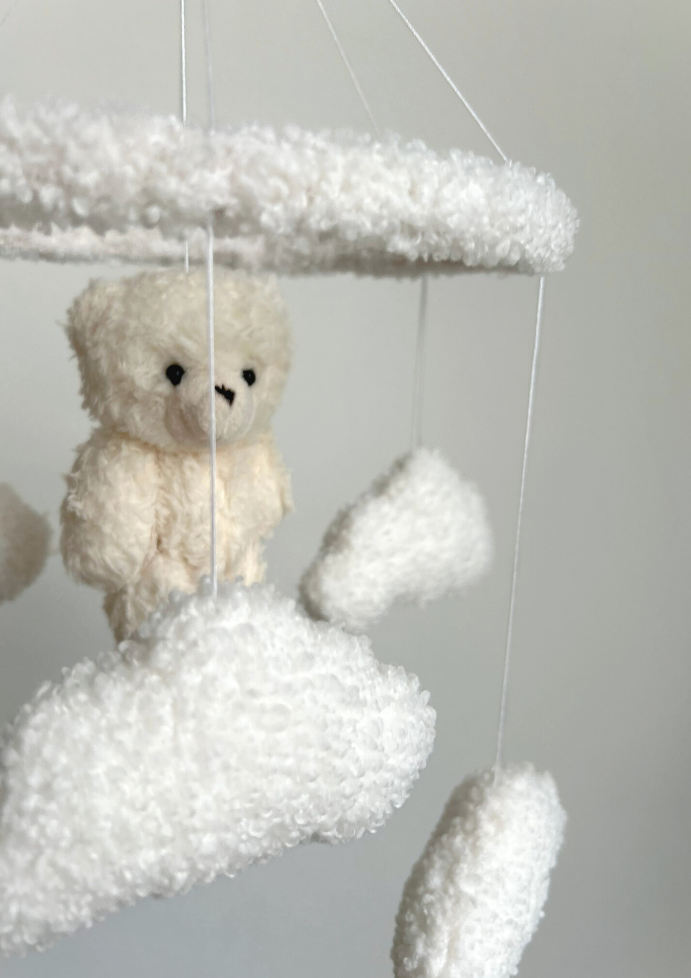 BABY MOBILE CLOUDY WHITE