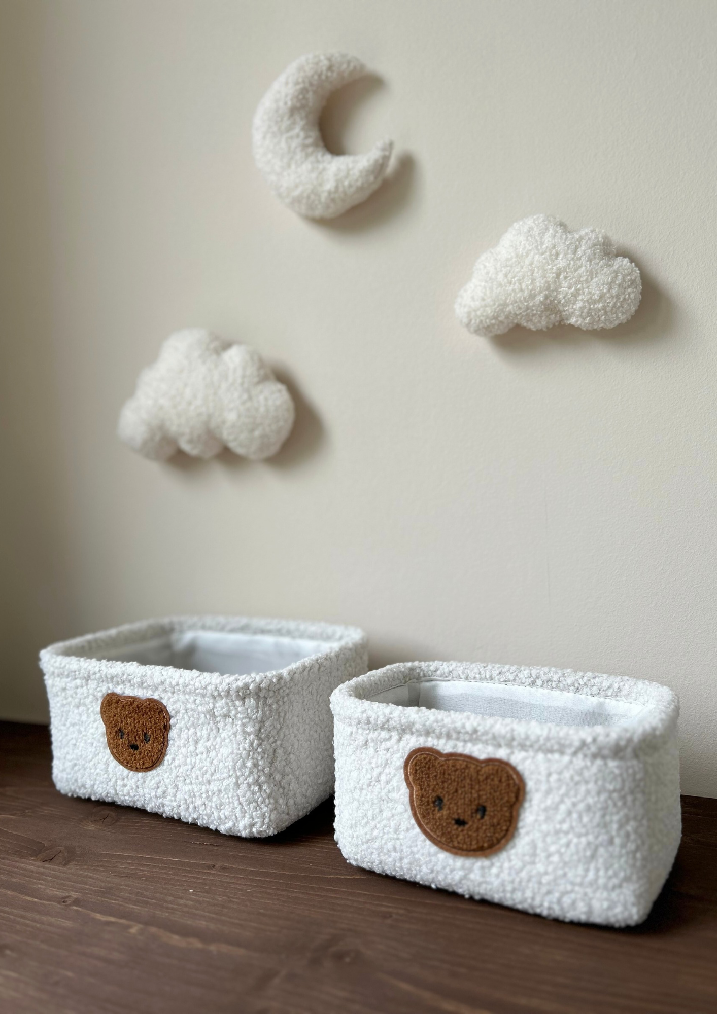 Kuschelige Wickeltisch-/Aufbewahrungsbox TEDDY