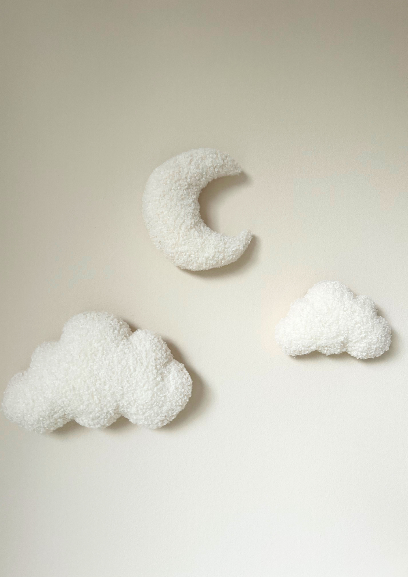 WALL DECORATION MOON with clouds