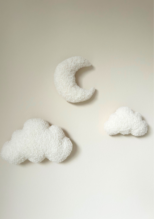 WALL DECORATION MOON with clouds
