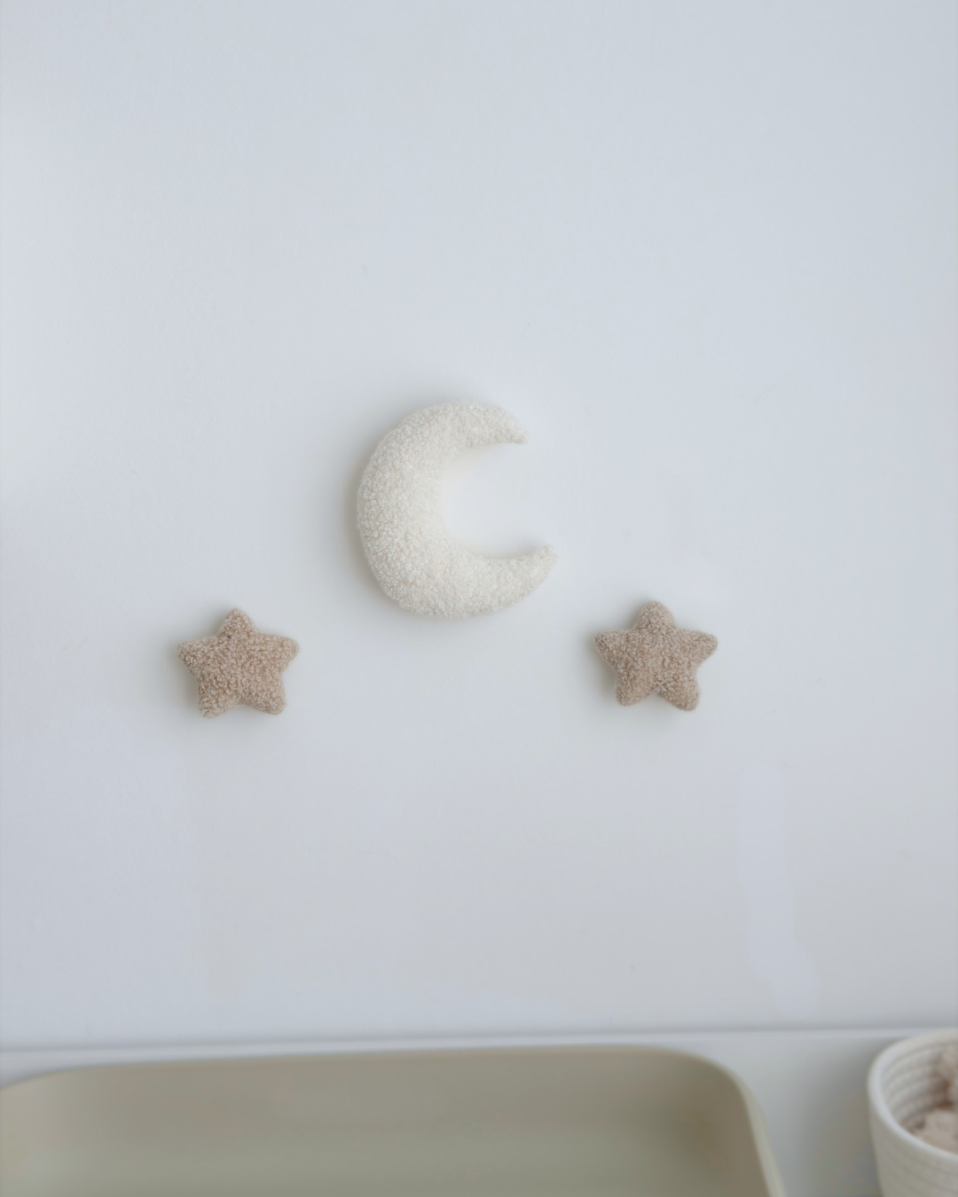 WANDDEKO Mond mit Sternen Set