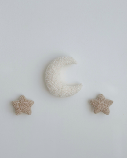 WANDDEKO Mond mit Sternen Set