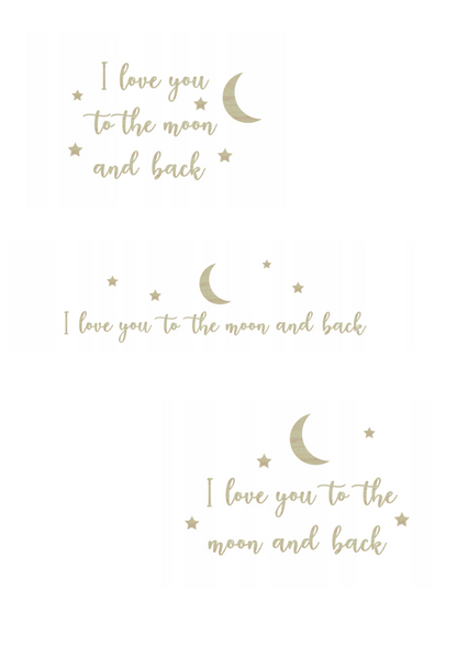 Love you to the moon and back