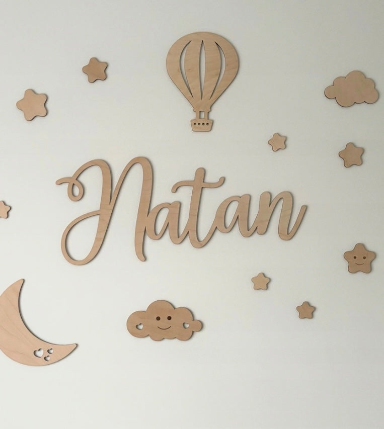 wooden lettering