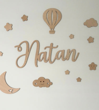 wooden lettering