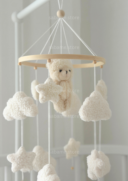 BABY MOBILE White Teddy