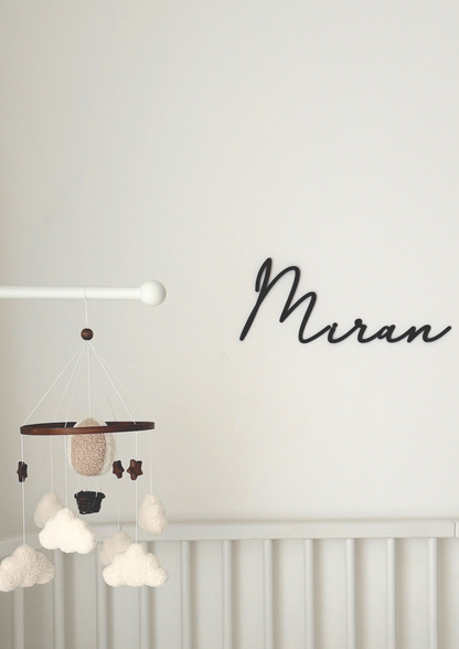 wooden lettering