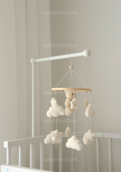 BABY MOBILE White Teddy