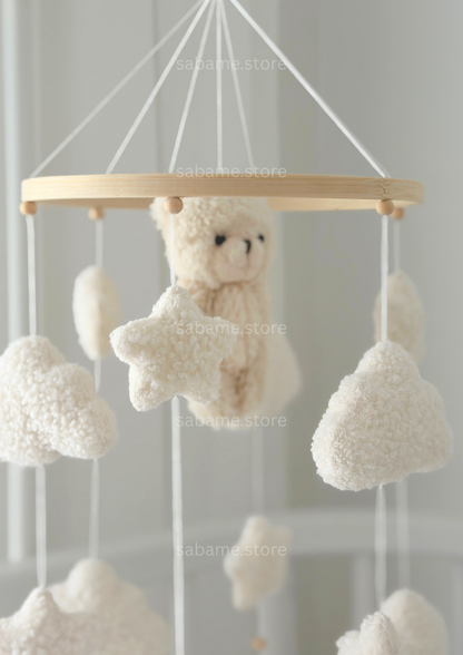 BABY MOBILE White Teddy