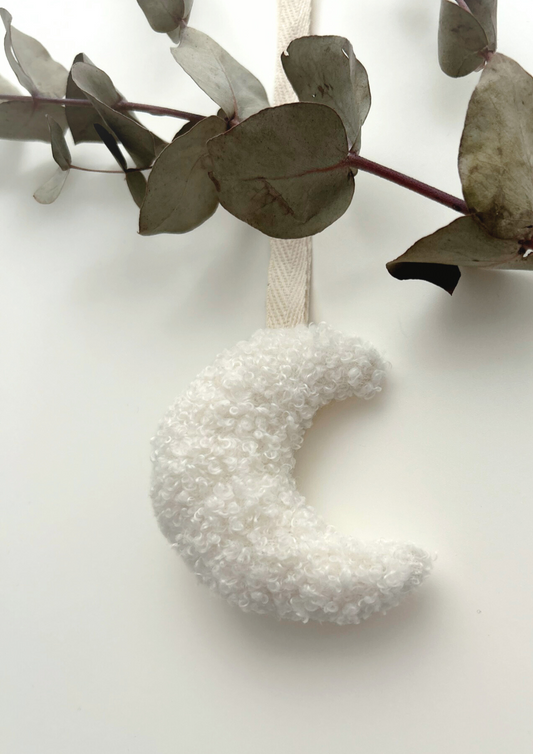 PENDANT MOON ECRU