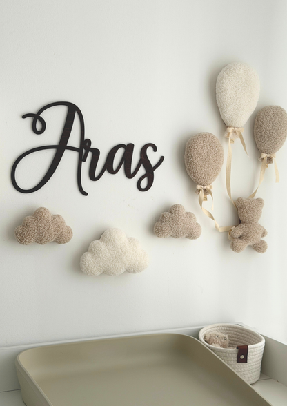 wooden lettering