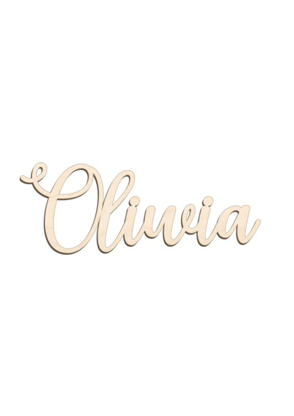 wooden lettering