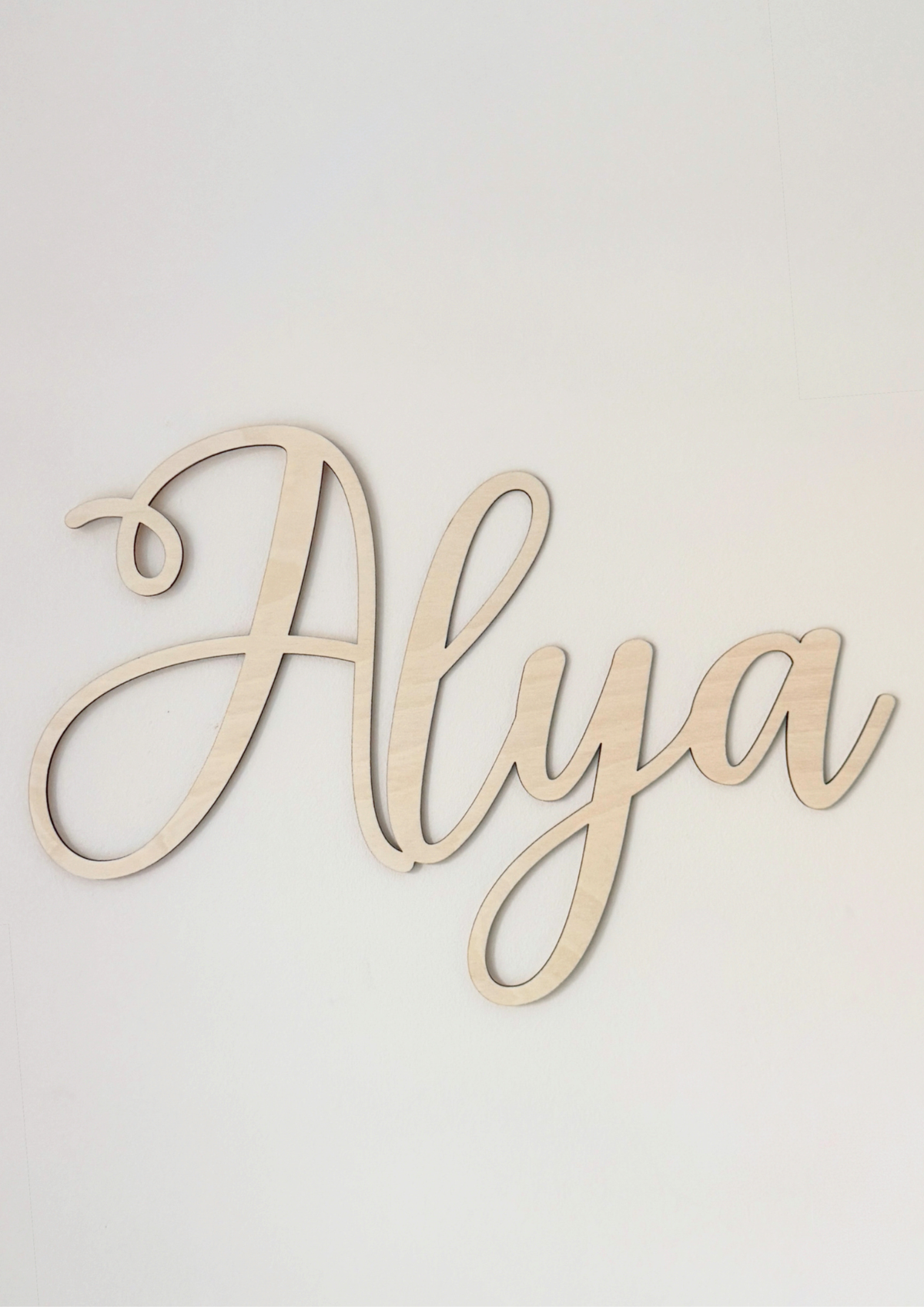 wooden lettering