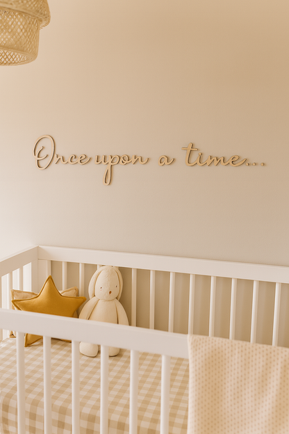 wooden lettering