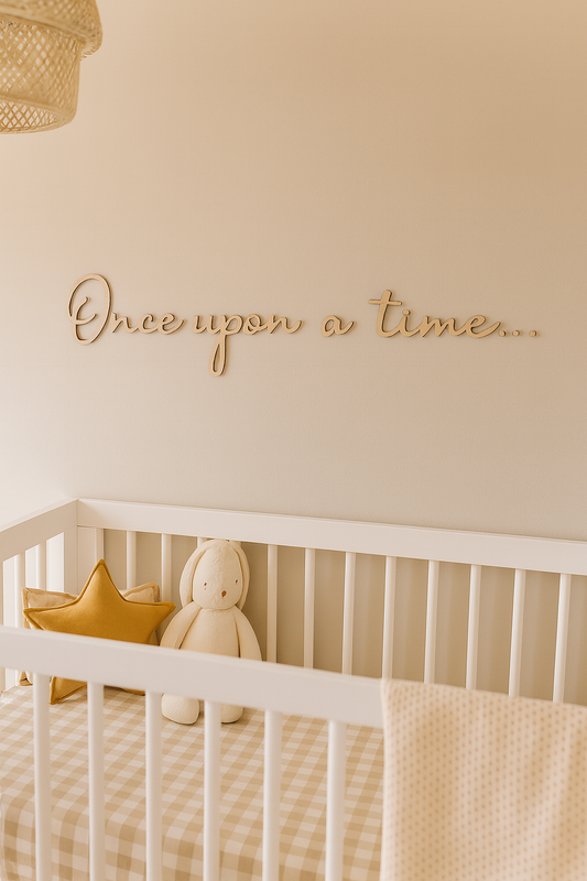wooden lettering