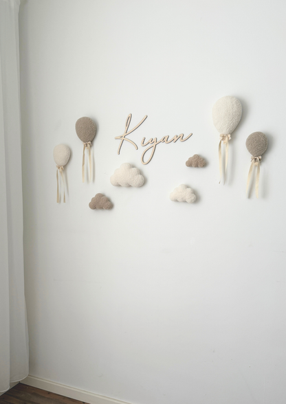 WANDDEKO BALLONS mit Wolken Cozy