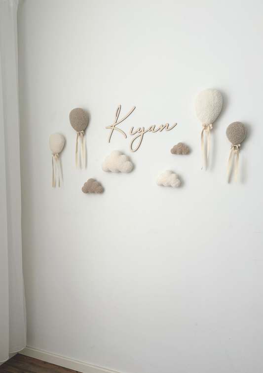 WANDDEKO BALLONS mit Wolken Cozy