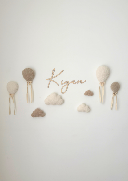 WANDDEKO BALLONS mit Wolken Cozy