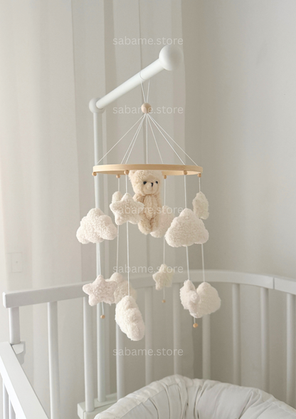 BABY MOBILE White Teddy