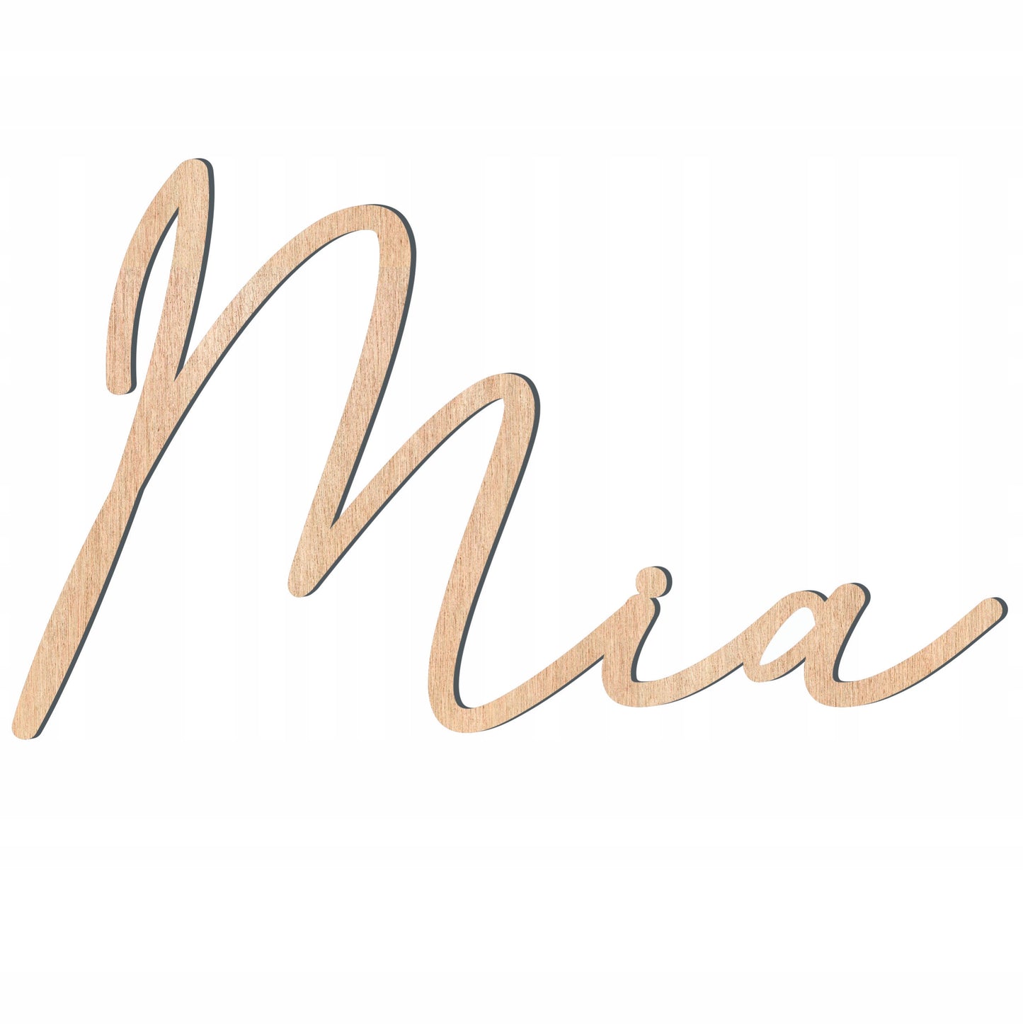 wooden lettering