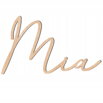 wooden lettering